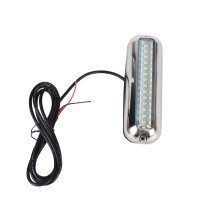 2pcs IP68 Stainless Steel Underwater Boat Lights - LED Transom Beam, 130*41.5*23.5mm