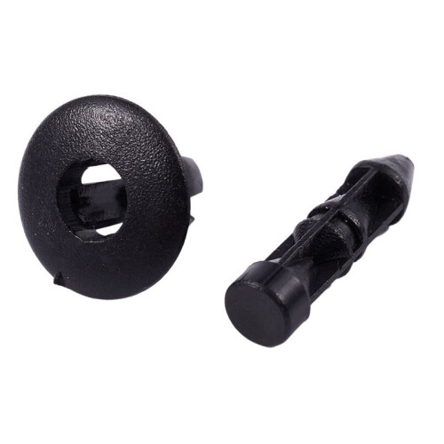 7mm Hole Plastic Rivets Fastener Auto Car  Bumper Push Clips 600 Pcs