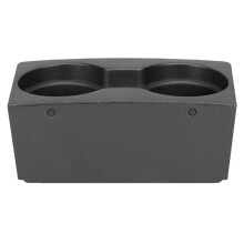 BC3Z-7813562-AA Front Center Console Cup Holder for F250 F350 2011-2016 Insert Double Hole Cup Holder