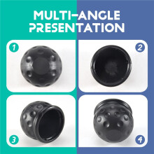 50mm Tow Bar Cover Cap Towing Hitch Caravan Trailer Towball Protect for Car Truck Trailer RV ATV Quad