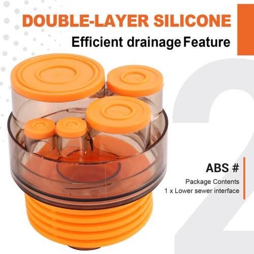 Drain Plug Deodorizing Filter Element Sealed Floor Drain Deodorizer Kitchen Sewer Sealing Ring Washing Machine 2