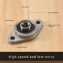 4Pcs Kfl08 Pillow Block Bearing 8Mm Bore Diameter Zinc Alloy Rhombic Flange Bearing For Cnc