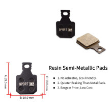 20 Pairs Resin Bicycle Disc Brake Pads for MT5 MT7 Caliper,Sport EX