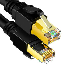 Câble réseau Cat8 de 10 m - 40 Gbit/s 2000 MHz, à double blindage, RJ45 26 AWG