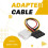 -Strom Buchse auf -Stecker-Adapter-Konverter-Kabel, 6-Zoll 7