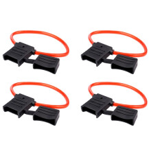 4X 8 AWG Gauge MAXI Blade Fuse Holder Inline Wire 12-24V Volt Waterproof + 40A Fuse