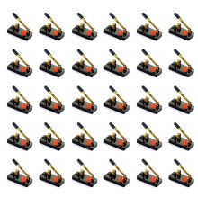 30Pcs Single Pole Single Throw ,Knife :Used for Physics Laboratory,School Electronic Experimenting