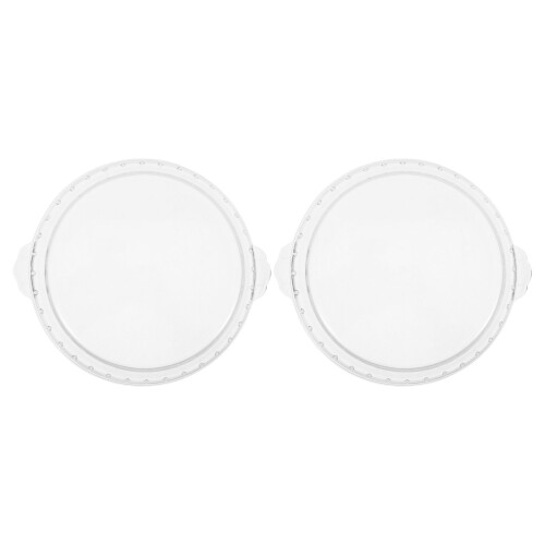 2Stk Mikrowellenschutz Deckel Dampfdurchlässig Transparent
