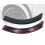 For  Evo 2008-2015  Sticker Simulation Air Vent  Side Vent Cover Decoration 2PCS 5