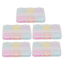 Crafts Accessories, Great Gift Plastic3D Flowers for Nails Candy Color Selections Easy to Use for DIY Jewelry Making, Exquisite Design