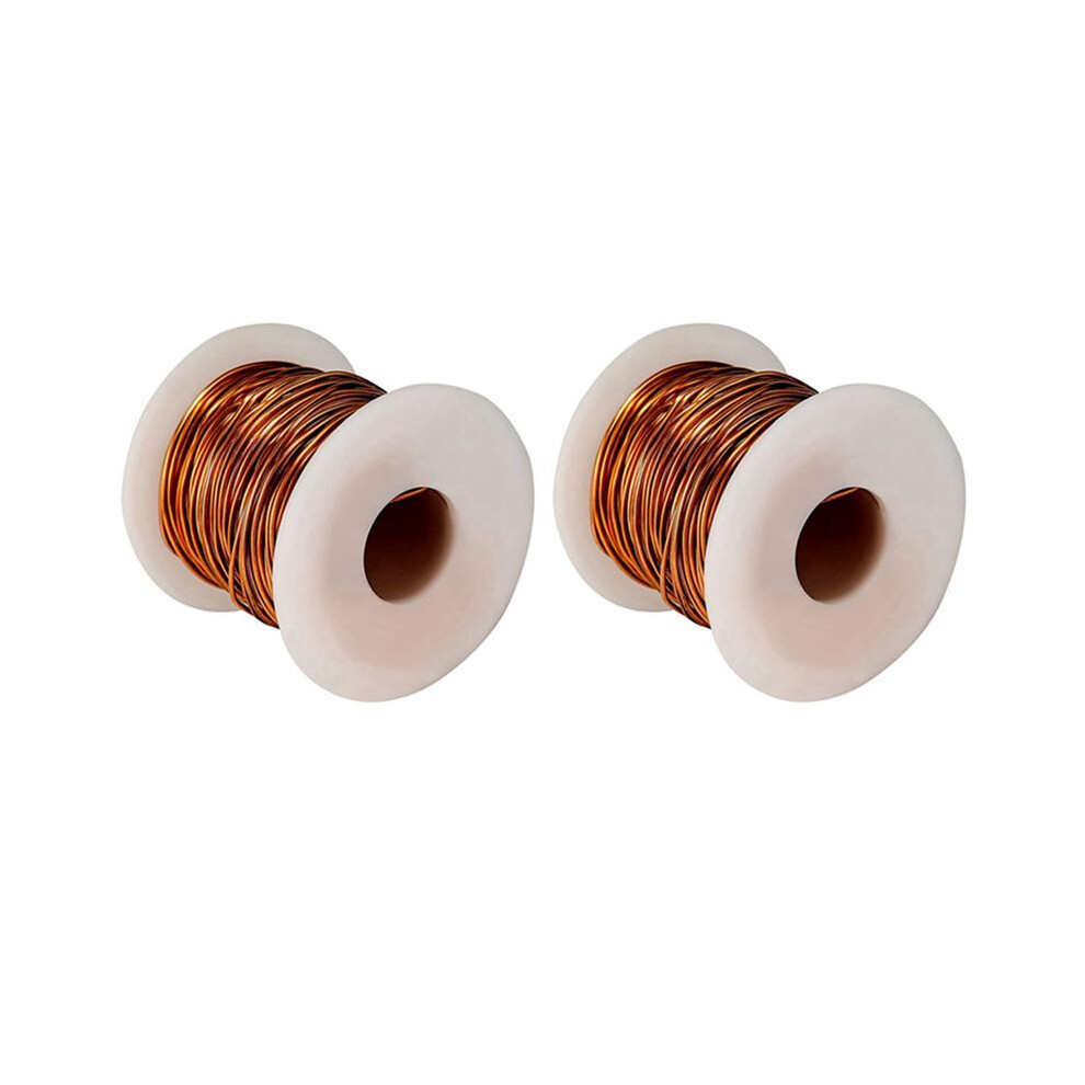 2X 99.9% Dead Soft Copper Wire, 16 Gauge/ 1.3 Mm Diameter,127 Feet / 39M, 1 Pound Spool 6031710360942