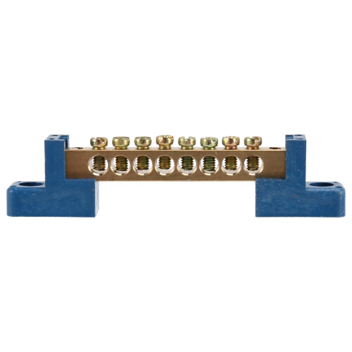 8 Terminal Bus Bar Terminal Block 10 Pack Messing Draad Schroef Terminal voor Auto Boot Marine Ground Power Distribution: