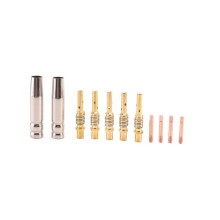 Nozzles Contact Tips Holders Welding Parts Set Mig Consumable Accessory Fit for 15AK Torch Welding Machine 1 MM