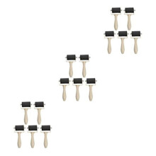 Printmaking Roller Paint Brush Ink Applicator Art Oil Painting Tool for Printmaking Stamping Gluing,15PCS
