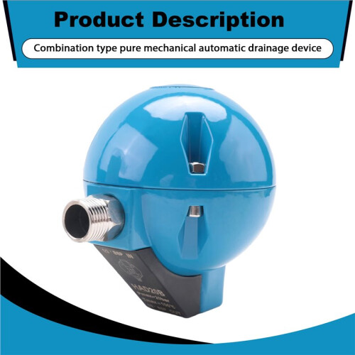 HAD20B Compressed Air Automatic Float Drain Valve 1/2Inch BSP 400L/M Condensate Water Machine
