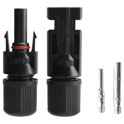 1 pair Male + Female M/F Connectors Set for PV Solar Panel Cable Accessories