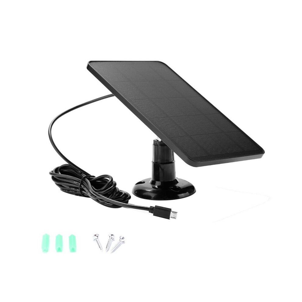 4W 5V Solar Cells Charger USB Charging Portable Solar Panels for Security Camera/Small Home Light System