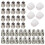 45Pcs P80 ÉLectrode Plasma Pointe Buse ÉLectrode de DéCoupe Plasma Buse Plasma Consommable Fit P-80 Plasma Torch 1