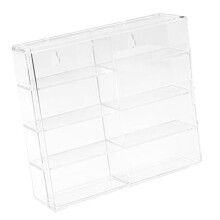 Box di Stoccaggio per Auto PS di Grande Capacità, Altezza Regolabile, Antipolvere, Organizer Trasparente