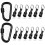 Bit Holder 1/4 Inch Hex Screwdriver Bits Holder Extension Bar Keychain Screw Adapter Drill Change Drill Bits Holder 1