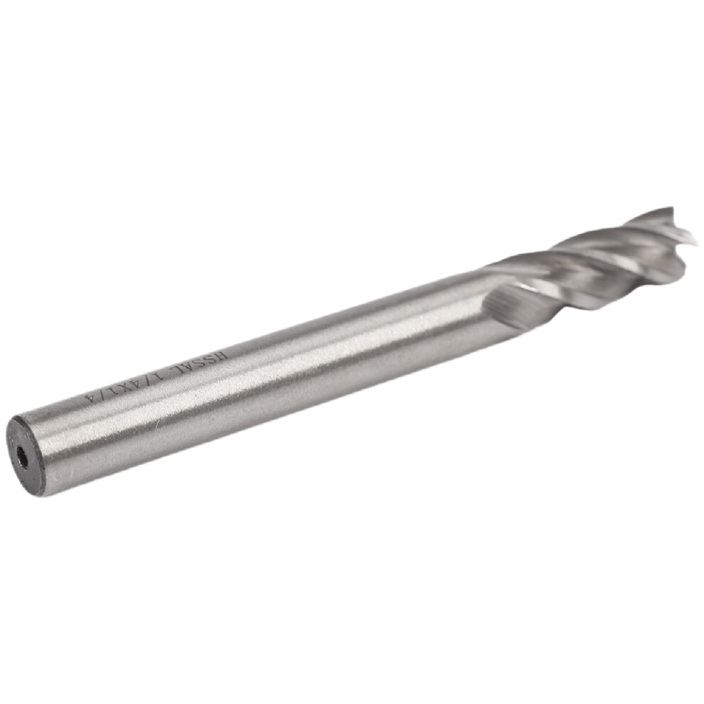 Swt 5Pcs 1/4Inch X 1/4Inch 4 Flute Hss Cnc End Mill Cutter Milling Router Bit Cutting Tool 6033986797132