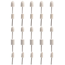 25 Stuks Set 1/8 Inch Vilt Polijstpolijstpunten Gemonteerde Imitatiewol voor Roterend Gereedschap