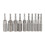 10Pc 1/4 Inch Wrench Hex Bit Socket Set Deep Long 1/2 Inch Impact Drill Socket Adapter Drill Bits 1