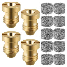 4 Teilige Schaumstoff Kanonen DüSen DüSen Spitzen und 10 Teiliger Schaumstoff Hersteller, Universelle 1,1 Mm Gewinde DüSe und Netz Filter