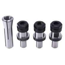 3 Peças de Mandril 3/4 ER20 1,38 + 1 Peça de Mandril R8 3/4, com Kit de Sistema TTS Plano, Suporte para Ferramentas