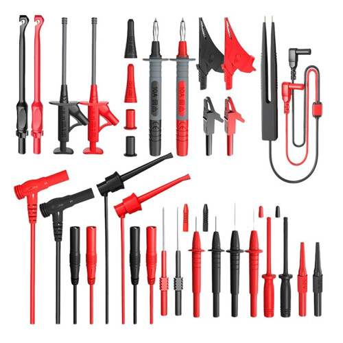 P1925 Multimeter Test Leads Kit with Digital Electrical Test Probes Set Alligator Clip Test Hook Flexible Wire 1