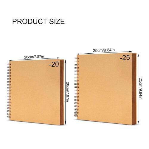 Spirals Binding Design DIY Scrapbook Album for-brown 25 2