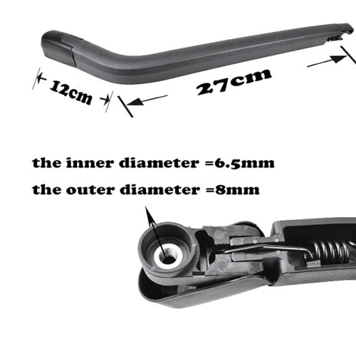 4X Rear Windshield Wiper Arm Blade Set for  Fortuner 2008-2017 1