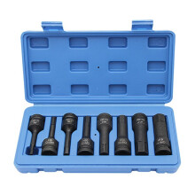 Conjunto Bits Sextavados Impacto Mestre Unidade 1/2 Polegada,Driver Sextavado,Conjunto Soquete de Broca Sextavada de Unidade 1/2 Polegada, Tamanhos