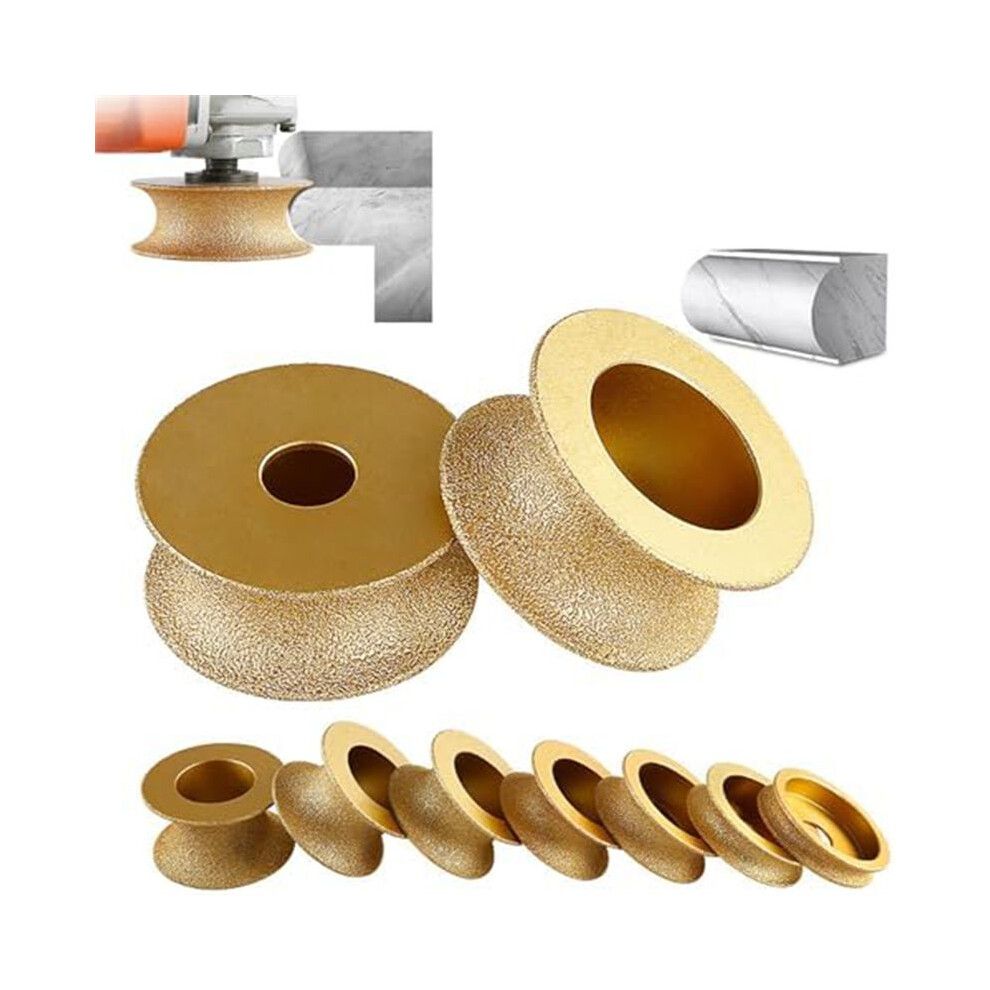 Grinding Stone Grinding Wheel, 3 Inch Profile Hand Grinding Stone Wheel, Round Dry Vacuum Brazed Grinding Stone Grinding Wheel (30Mm) 6031192226590