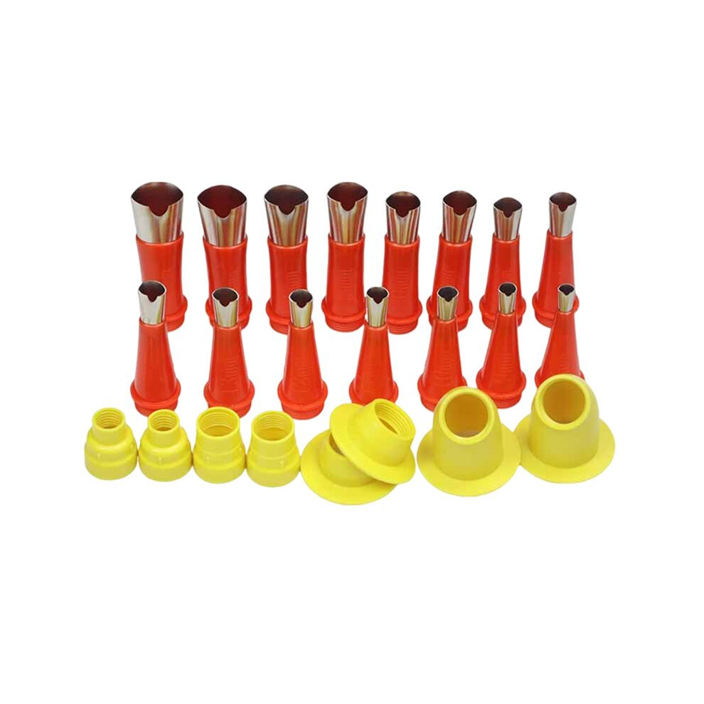 23Pc Stainless Steel Caulking Caulk V Nozzle Applicator Finisher Glue Silicone Sealant Finishing Tool Kitchen Sink Joint 4711592952528
