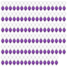 Lot de 100 Lampes de Poche Porte-CléS LED, Lampe de Poche Porte-CléS UV 395 Nm, Porte-CléS Lampe de Poche UV, Violet