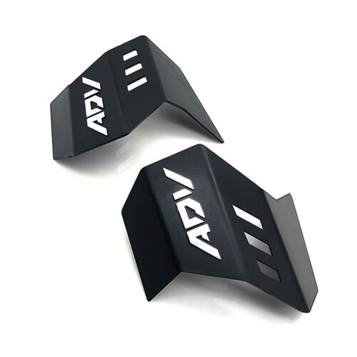 4x Motorcycle Side Spoiler Side Wind Front Fairing Protector Wing Cover for  ADV 160 2023 2024 ,ABS Black 2