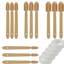 Ensemble de 17 Outils de Finition de Calfeutrage en Caoutchouc, Spatule Applicatrice de Calfeutrage Ergonomique, Outil de Retrait de Calfeutrage en