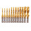 12pcs Titanium Coated HSS Tap Drill Bits Set Hex Shank Screw Thread Bit Screw Machine Compound Tap M3 M 4 M5 M6 M8 M10 1