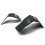 4x Motorcycle Side Spoiler Side Wind Front Fairing Protector Wing Cover for  ADV 160 2023 2024 ,ABS Black 5