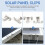 20PCS Photovoltaic Panel Drainage Buckle Surface Plate Solar Panel Water Drain Clip for Solar Panel Draining 35mm 7