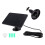 Waterproof 4W Solar Panel for Home Security Camera Solar Cells Powered Charger Type C Black 1