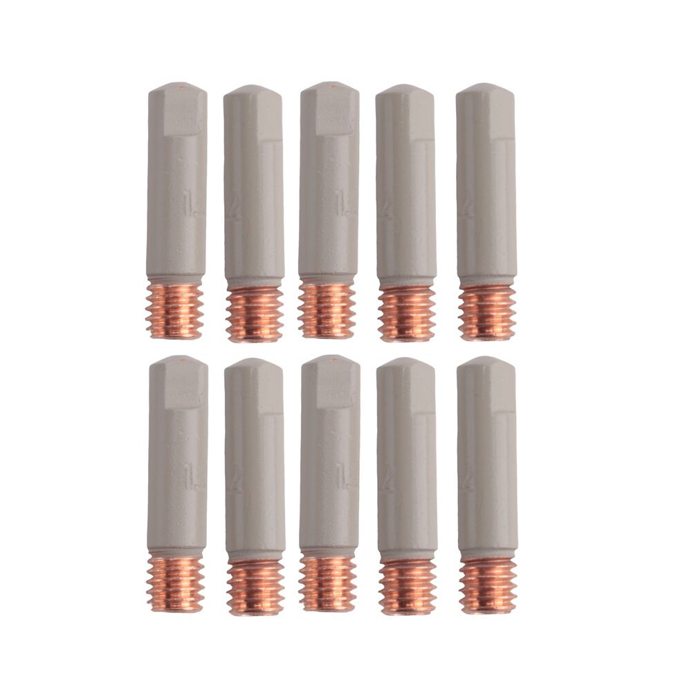 Mb 15Ak Welding Contact Tips Coating Protect 25Mm M6 Gas Nozzle Tip Mig Welding Torche Welding Tool Parts 1.2Mm 4712741384023