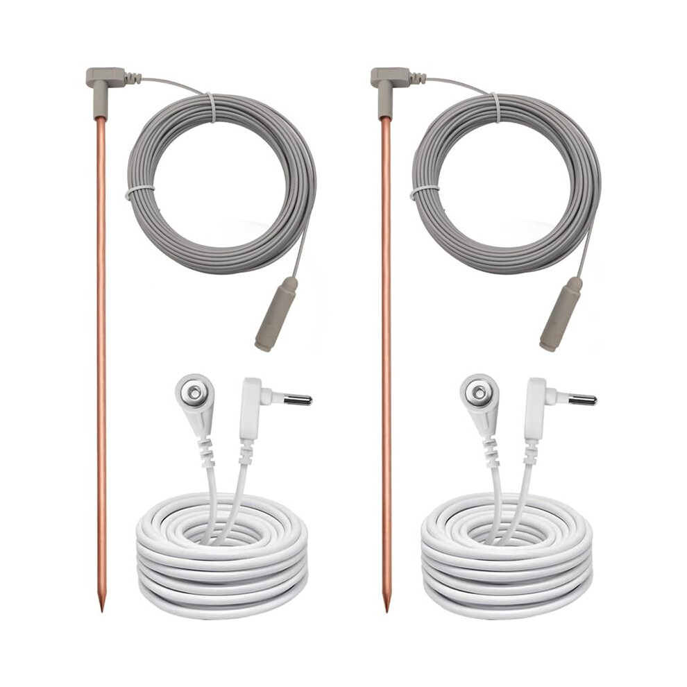 Photos - Tape Measure and Surveyor Tape Jojomino Copper Ground Rod with 40ft Female Ground Wire,Ground Rod Kit,Suitable for Ground Connection Products,with Grounding Mat 