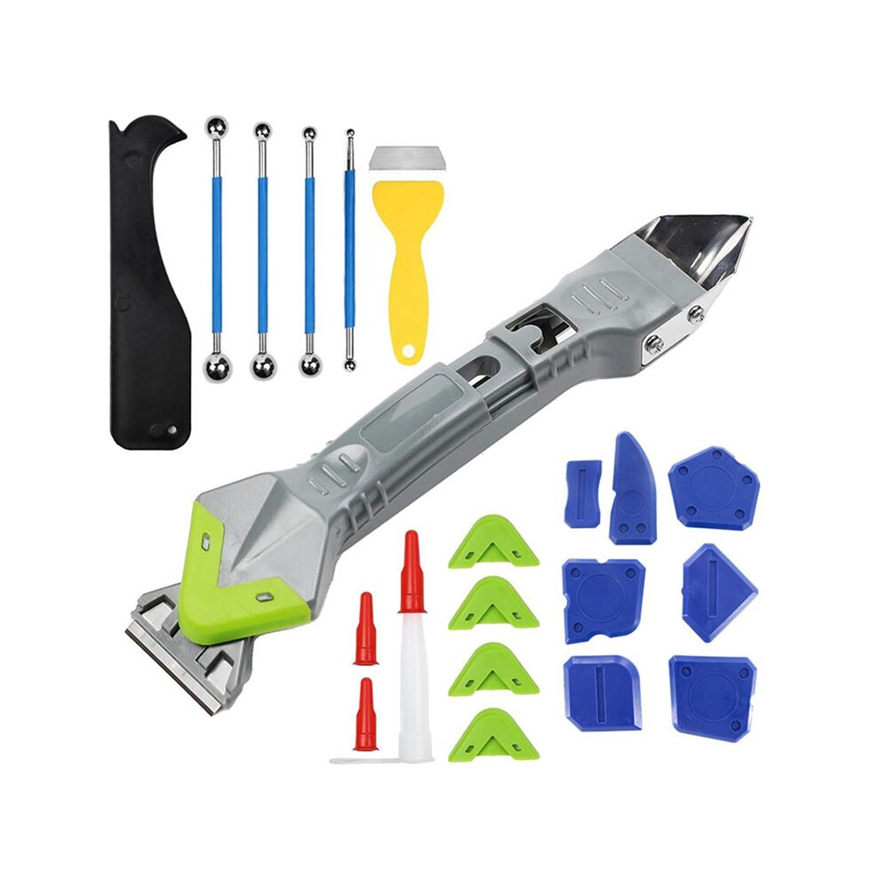 Multifunctional Five-In-One Seam-Beautifying Kit Glue Scraping And Caulking Tool Kit Seam-Beautifying And Cleaning Tool 4713286598562