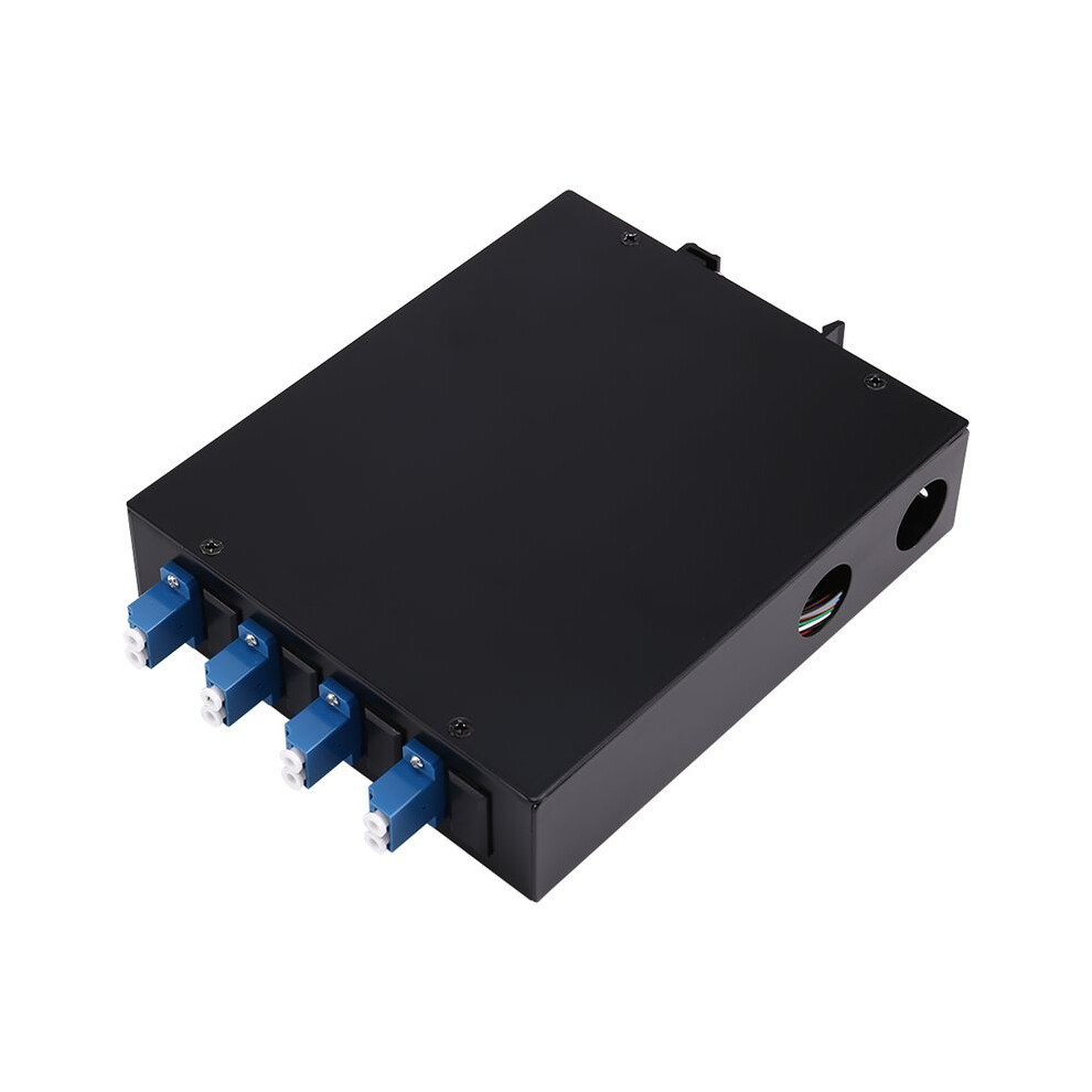 4 Port Fiber Optic Terminal Box Ftth Lc 4 Core Single Mode Flange Pigtail Lszh Rail Type Fiber Optic Terminal Box 6032948336785