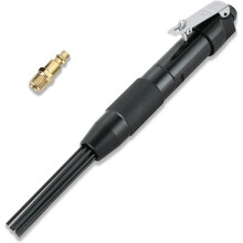 Compact Air Needle-Scaler, 1/4Inch Air Powered Rust Paint Weld Remover Cleaner, for Removing Lag Rust Paint and Dirt