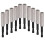 10-Pack 12MM Dry Diamond Core Drill Bit Set for Ceramic,Granite,Tile,Glass,Marble,Brick,Stone with 1/4 Hex Shank 1