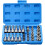 Professional 34pcs Torx Bit Socket & E-Torx Star Socket Set 1/4" 3/8" 1/2" Drive Male Female E-Torx Bits Handheld Tool 1
