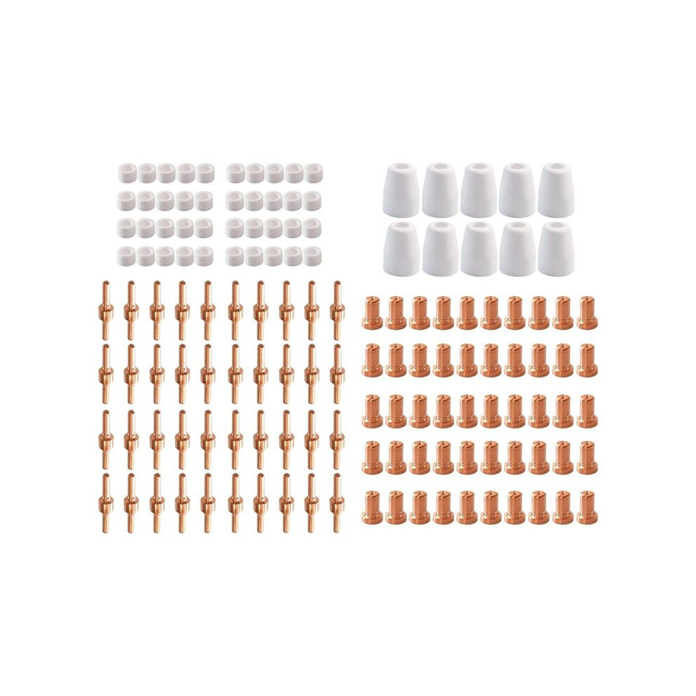 140Pcs Pt-31 Plasma Cutting Consumables Fit Cut-40 Cut-50D Ct-312 With Plasma Cutter Torch 6033260839985